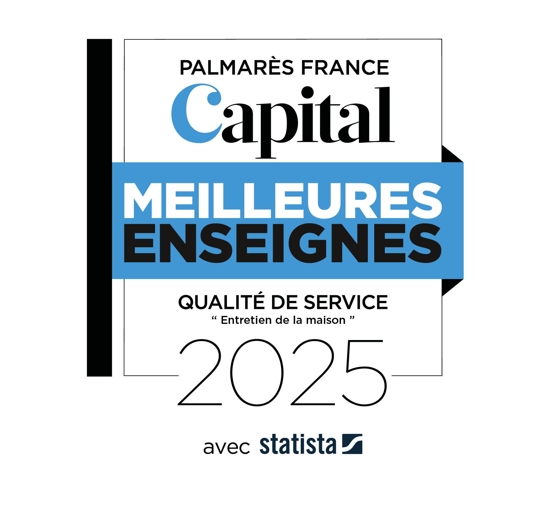 Capital — Meilleures Enseignes 2025 — Qualité de service Entretien de la maison